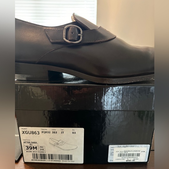 Georgio Armani Brown loafer with buckle SKU XGUB63/XQ832 main image 4